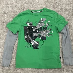 Boys Shaun white long sleeve shirt size M